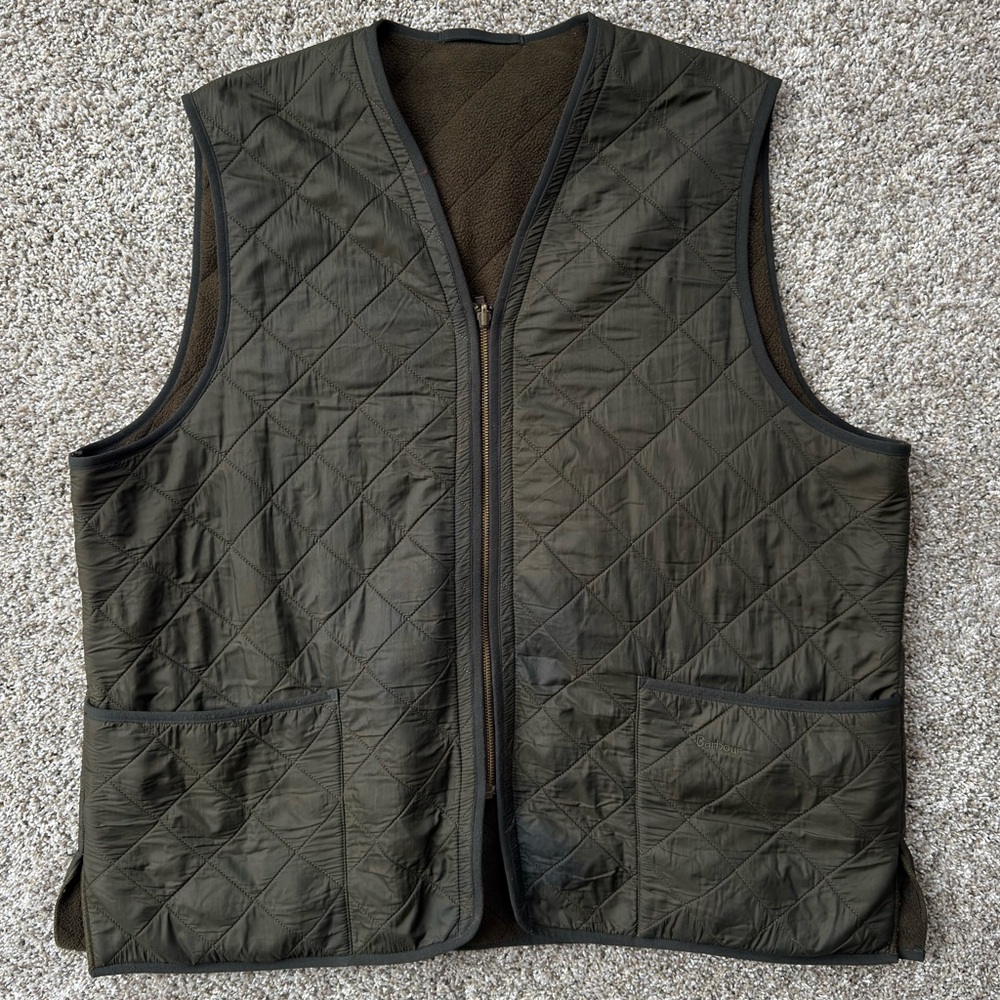 Barbour Men's Quilted Vest - Dark Olive - XXL